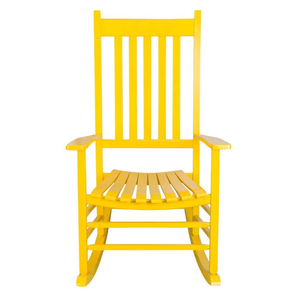 45 in. H Vermont Porch Rocker, Porch Rocking Chair, Classic Wooden Porch Rockers, Bench Rocking Chair