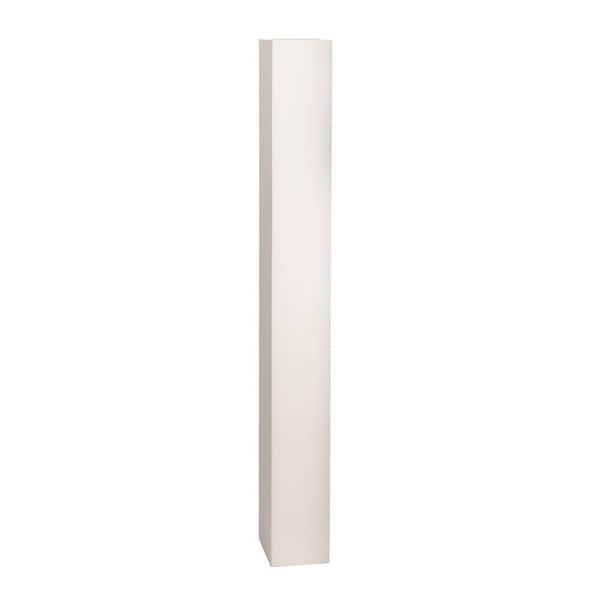 Fypon 48 in. x 5-1/2 in. x 5-1/2 in. Polyurethane Plain Newel Post for 5 in. Balustrade System