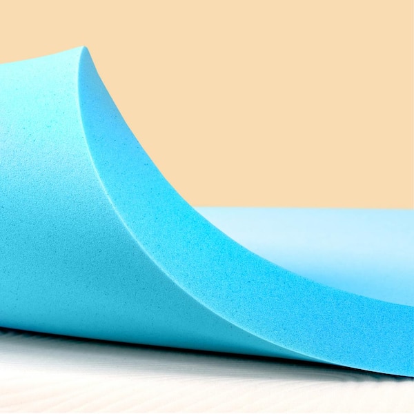 Medium 3 in. Twin XL Gel Memory Foam Mattress Topper, Ergonomic Design