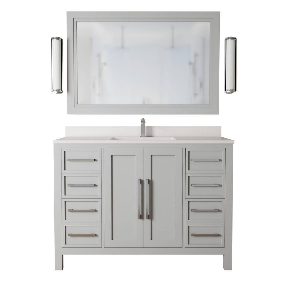 Urban Woodcraft 48 in. W x 22 in. D x 36 in. H Single Sink Wood Vanity