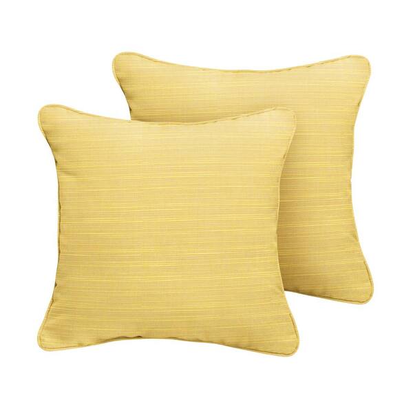 Pale yellow 2025 outdoor pillows