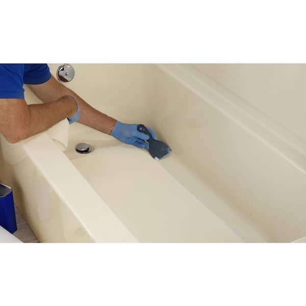 Fiberglass Cracked Bathtub Floor Repair Inlay Kit - US Bath Products