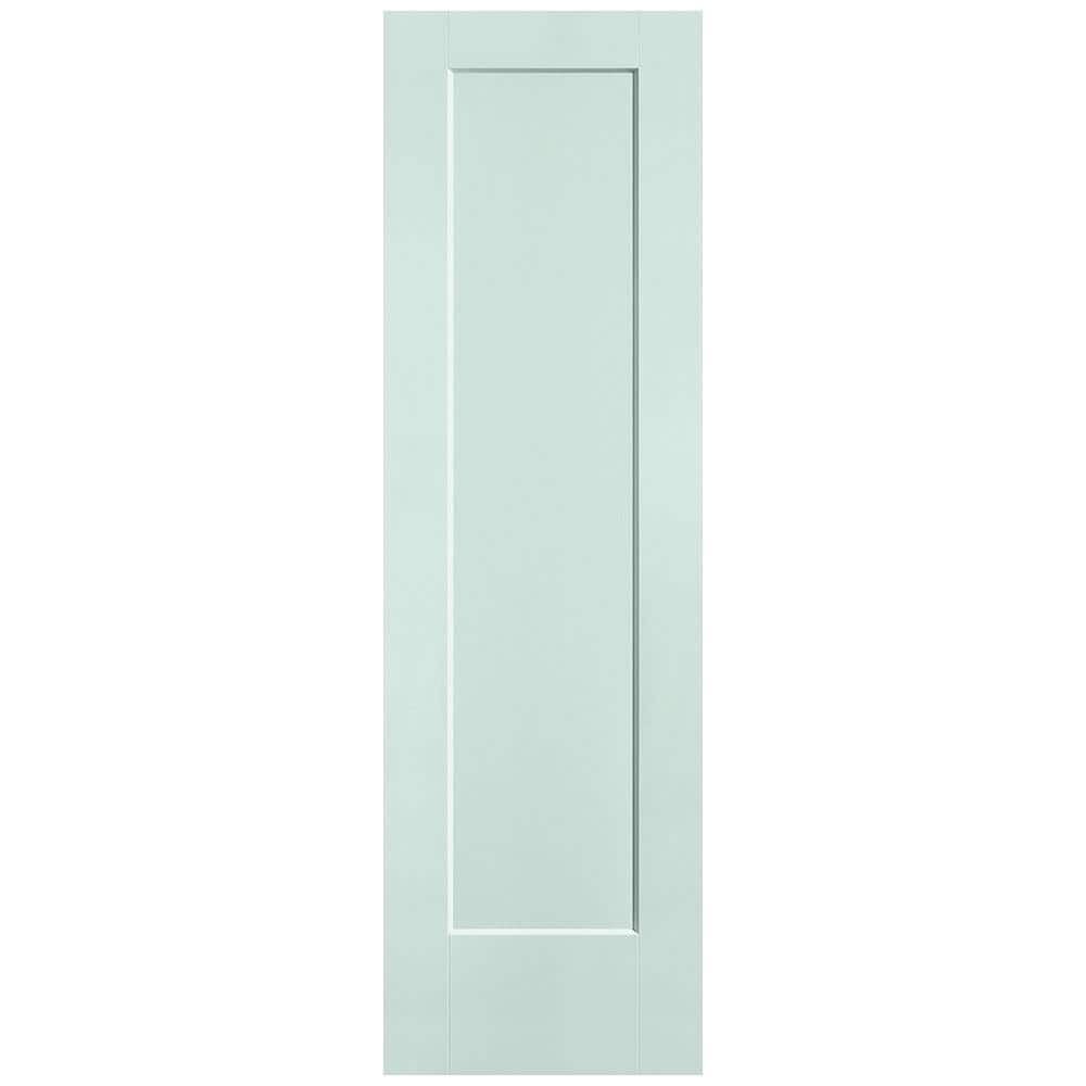 24 in. x 80 in. 1-Panel Lincoln Park Single Bore Hollow Core Sea Glass Molded Composite Interior Door Slab price history on PriceWatchPro