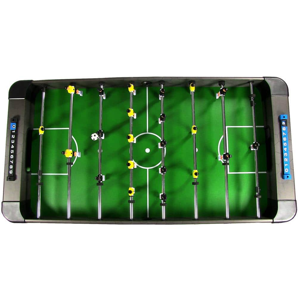48-Inch Black and Green MDF Foosball Table