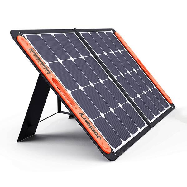 Jackery SolarSaga 90-Watt Portable Solar Panel for Explorer 290/550/880/1000/1500 Power Station with Built-In 2 USB Outputs