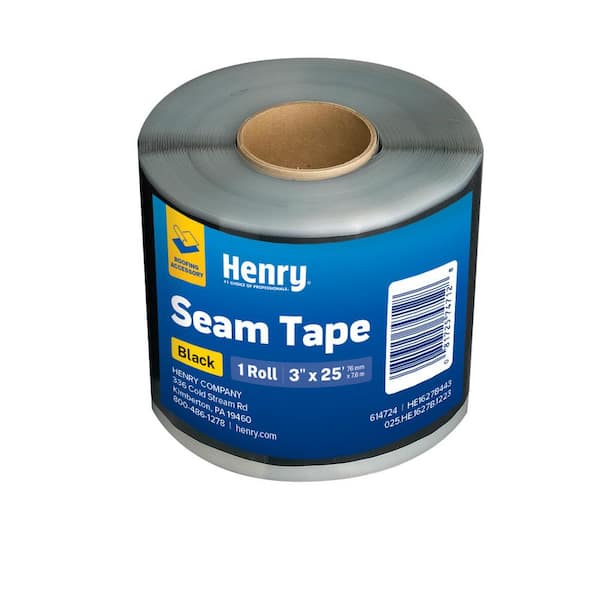 Henry Seam Tape (Black) 3 in. x 25 ft. HE1627B443 - The Home Depot