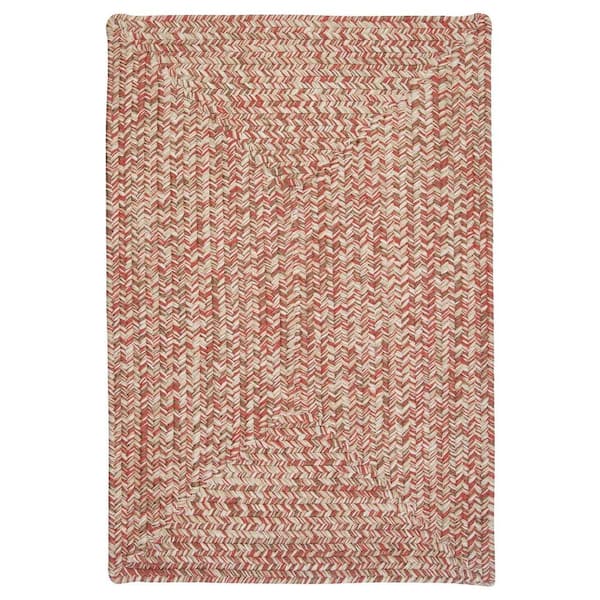 Home Decorators Collection Wesley Porcelain Rose 8 ft. Square Tweed Indoor/Outdoor Area Rug