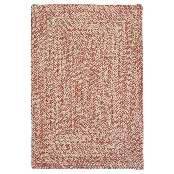 Wesley Porcelain Rose 12 ft. Square Tweed Indoor/Outdoor Area Rug