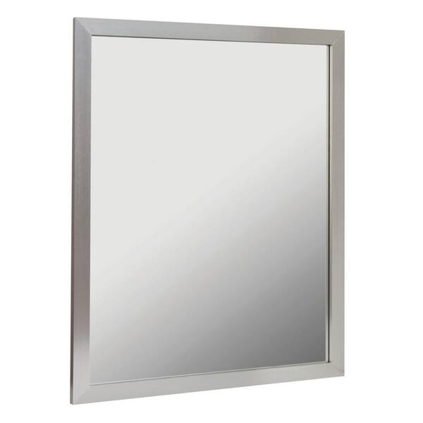 Unbranded 30 in. W x 36 in. H Rectangular Aluminum Framed Wall Mount Modern Decor Bathroom Vanity Mirror