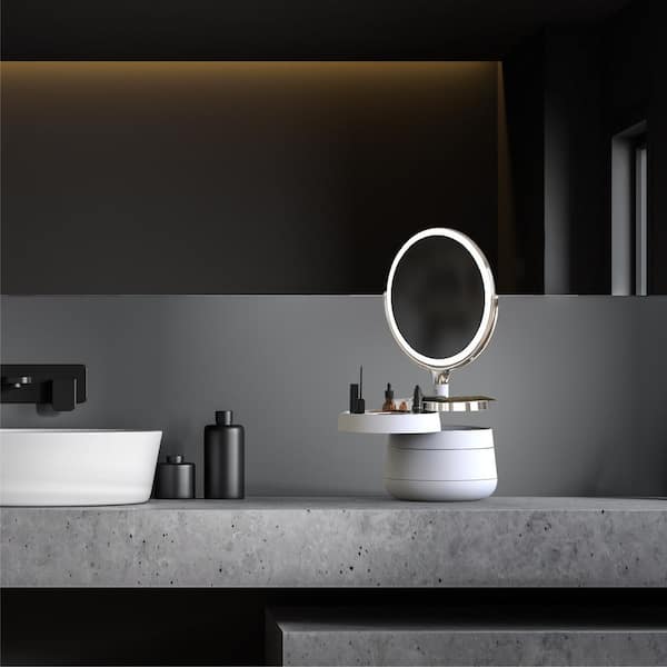 Stylish make-up mirrors & bathroom shelves