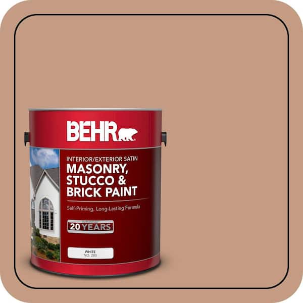 5 gal. #S210-4 Canyon Dusk Satin Interior/Exterior Masonry, Stucco and Brick Paint