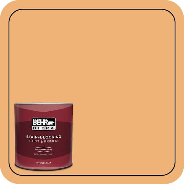 BEHR ULTRA 1 qt. #290D-4 Arizona Extra Durable Flat Interior Paint & Primer