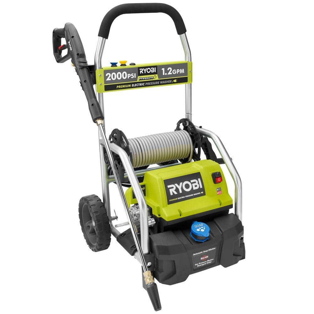 RYOBI 2000 PSI Electric Pressure Washer RY141900 The Home Depot