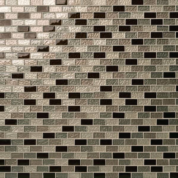 MSI Ayres Blend 12 in. x 13 in. x 0.31 in. Glass Mesh-Mounted Mosaic Wall Tile (0.98 sq. ft./Each)