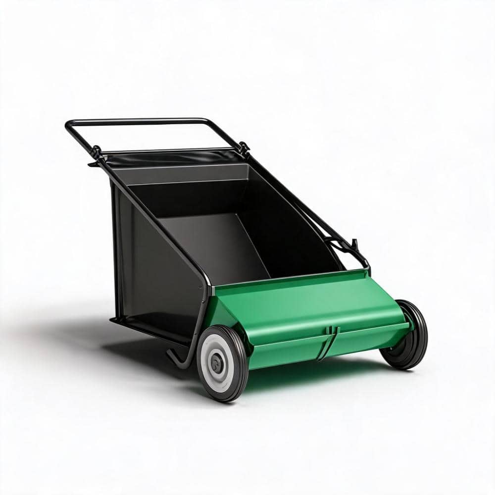 Heavy-Duty Adjustable Height 21-Inch Manual Push Lawn Sweeper with High-Speed Rotating Brushes price history on PriceWatchPro