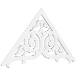 1 in. x 60 in. x 30 in. (12/12) Pitch Athens Gable Pediment Architectural Grade PVC Moulding
