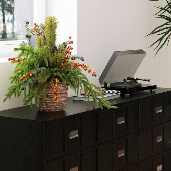 FUFU&GAGA Black Wood 9-Drawer 63 in. Wide Dresser with Silver Handles,  Metal Legs, Soft-Close Undermount Slides, 9 Drawers Z-KF590033-01 - The  Home Depot