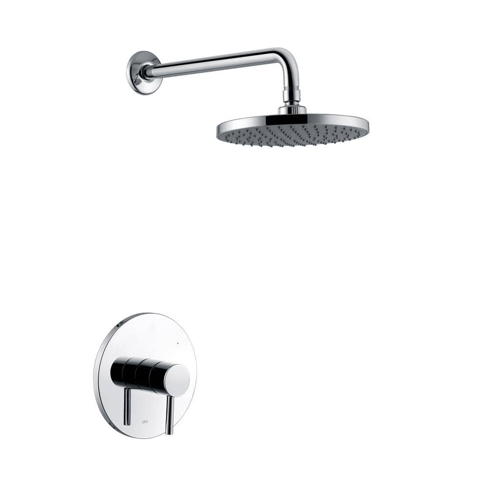 Single-Handle 1-Spray Shower Faucet with Valve in Chrome (Valve Included) price history on PriceWatchPro