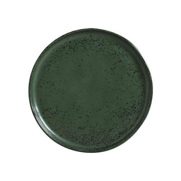 Greenery Bread Plate 6.1" Stoneware, Set of 6