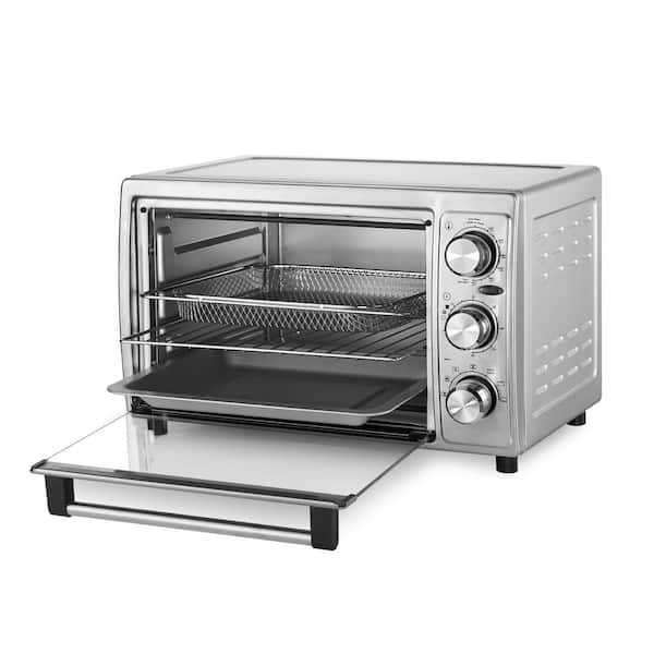 Dropship Toaster Oven Air Fryer Combo; Countertop Convection Oven With 4  Accessories & Recipes; Easy Clean; Stainless Steel; Silver to Sell Online  at a Lower Price
