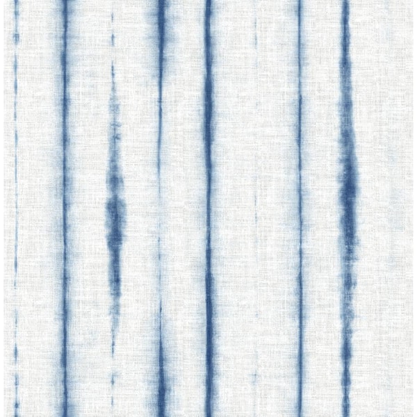 NuWallpaper Blue Indigo Drops Vinyl Peel and Stick Wallpaper