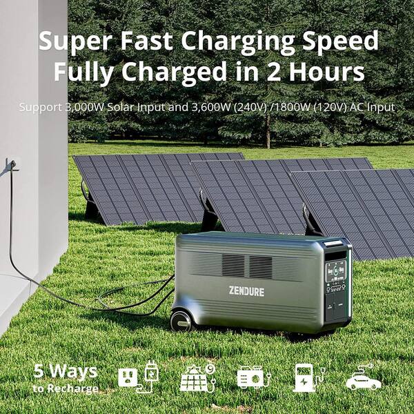 Zendure SuperBase V4600-3800-Watt Output/6600-Watt Plug and Play