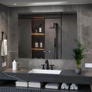 Lugano 42 in. W x 32 in. H LED Bathroom Vanity Mirror