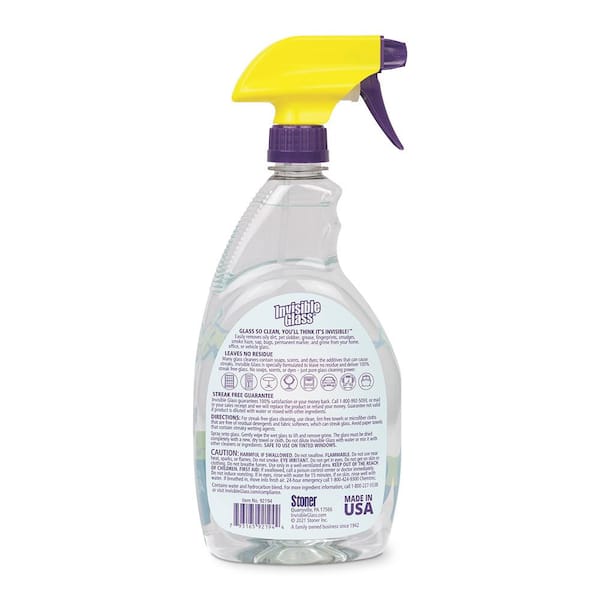Zep Plus Glass & Mirror Foaming Cleaner - 32 oz. (Case of 12) - R53812 - Keep Your Mirror and Glass Surfaces Clear + Streak-Free While Also