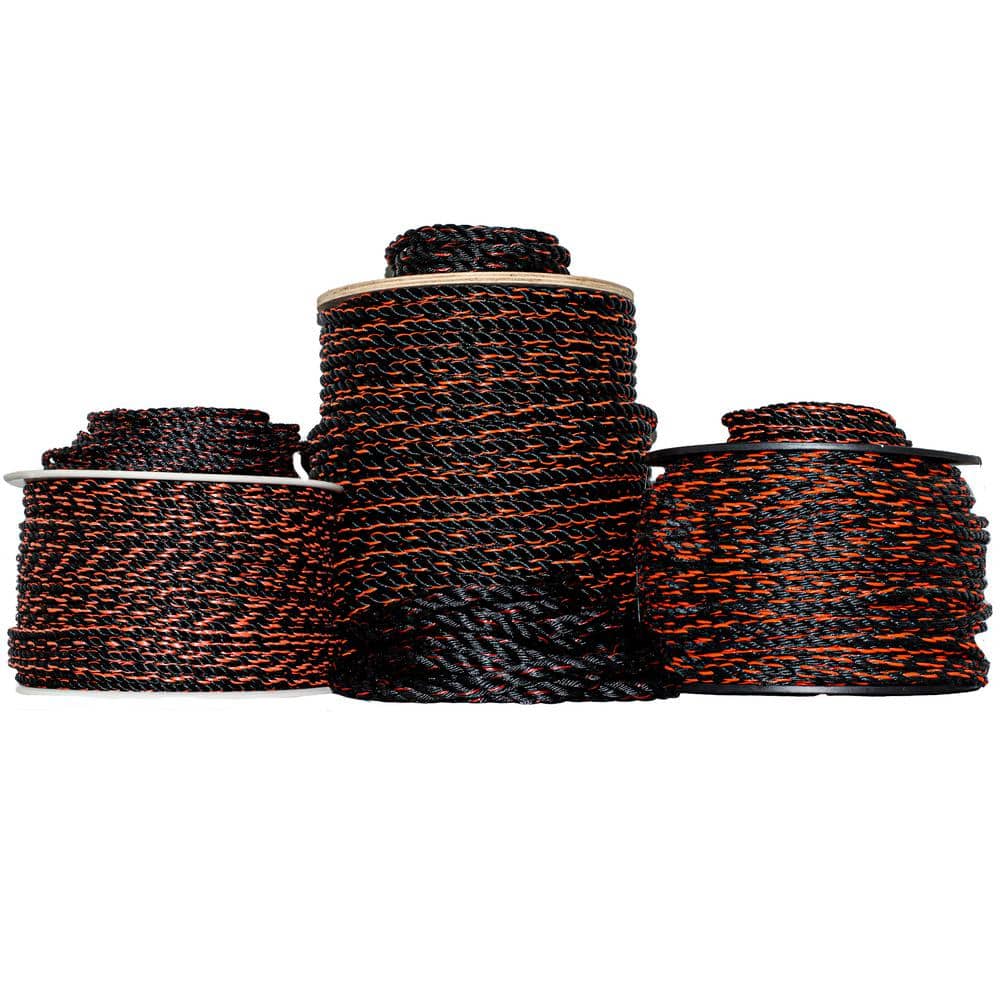 SGT KNOTS 3/4 in. x 100 ft. 3 Strand Twisted Polypropylene General Use ...