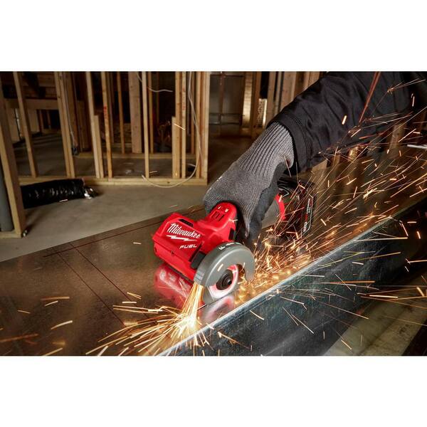 Milwaukee - M12 FUEL 12V 3 in. Lithium-Ion Brushless Cordless Cut Off Saw with M12 2.0 Ah Battery