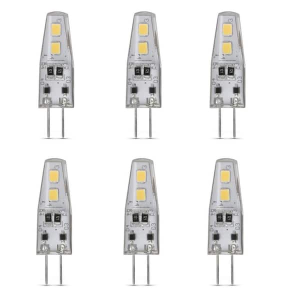 10-Watt Equivalent (3000K) T4 G4 Bi-Pin Base 12-Volt Landscape LED Light Bulb (6-Pack)