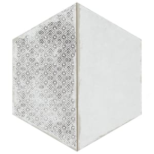 Trapez Hex Vintage Deco 11 in. x 13 in. Porcelain Floor and Wall Tile (10.64 sq. ft./Case)