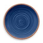 Rustic Swirl Indigo Melamine Dinner Plate (Set of 6)