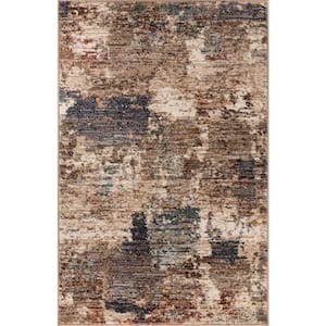 Venice Multi 3 ft. x 4 ft. Abstract Area Rug