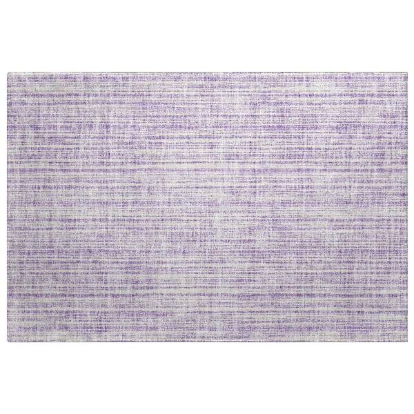 Dream Shag Premium Machine Washable Abstract ADS760 Lavender 2 ft. x 3 ft. Accent Rug