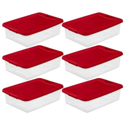 Rubbermaid Cleverstore Under the Bed Wheeled Storage Box, 68 qt. 2-Pack  RMUB170000 - The Home Depot