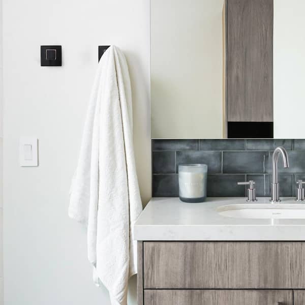 Stainless Steel Wall-Mounted J-Hook Bathroom Robe/Towel Hook in Oil Rubbed Bronze (2-Pack)
