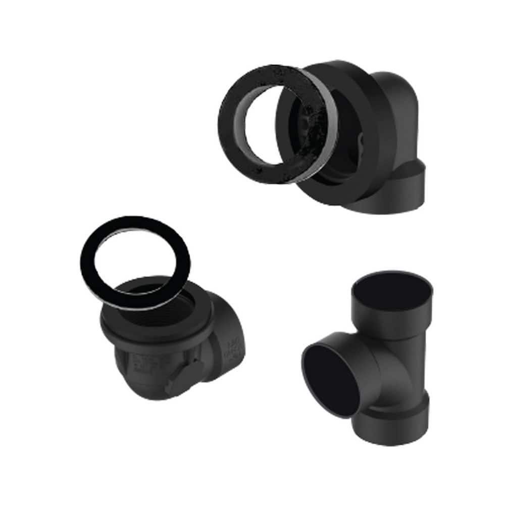 BATHTUB Drain Rough-In Kit SCH. 40 Black ABS - Poly PKG price history on PriceWatchPro