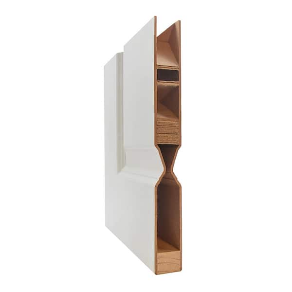 Steves & Sons 32 in. x 80 in. 2-Panel Square Top Primed White