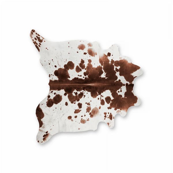 Kobe Salt and Pepper Brown/White 6 ft. x 7 ft. Cowhide Rug