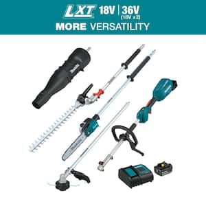 18V LXT Couple Shaft Power Head Kit w/String Trimmer, Pole Saw, Articulating Hedge Trimmer & Blower Attachments, 4.0Ah