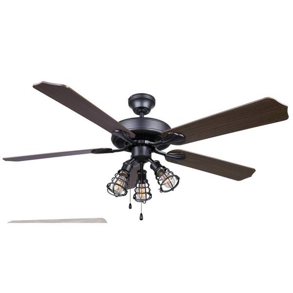 CANARM Otto 52 in. Indoor Graphite Ceiling Fan