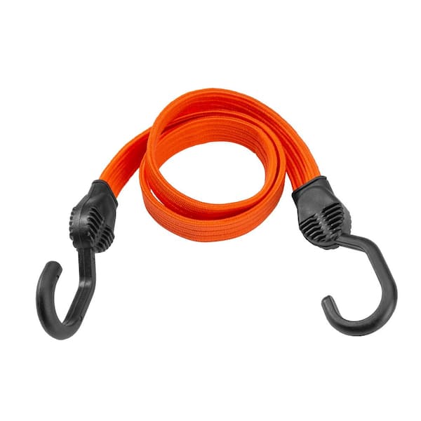 SmartStraps 36 in. Orange Flat Strap Bungee Cord with Hooks - 2
