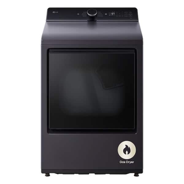 7.3 cu. ft. Vented SMART Gas Dryer in Matte Black with EasyLoad Door and Sensor Dry Technology