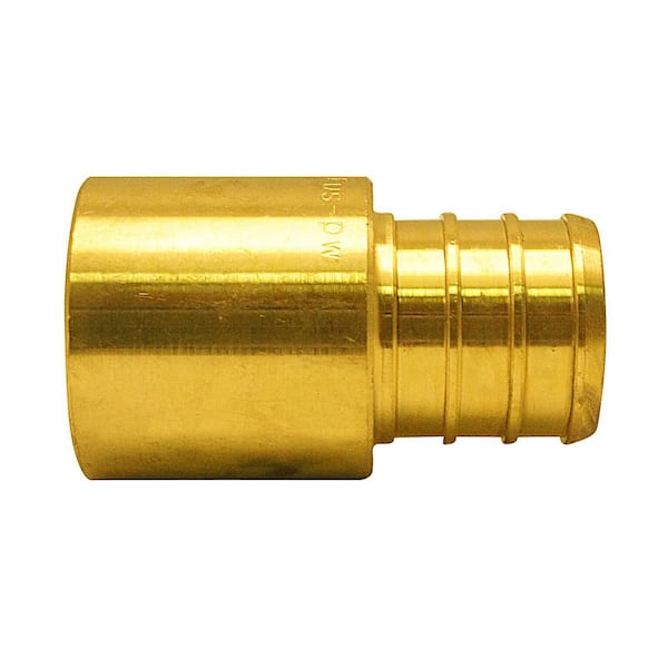 PEX 3/4 x 3/4 Brass PEX Barb x Male Copper Sweat Adapter Water Supply Strength 