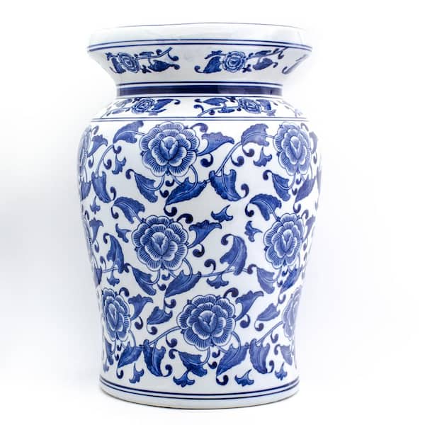 Unbranded Blue Garden Begonia Podium Stool