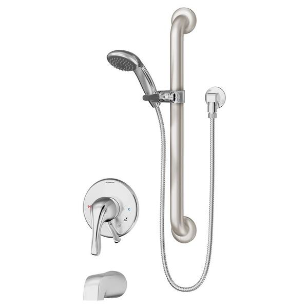 Symmons Origins Temptrol Single-Handle 1-Spray Tub and Shower Faucet in Chrome (Valve Included)