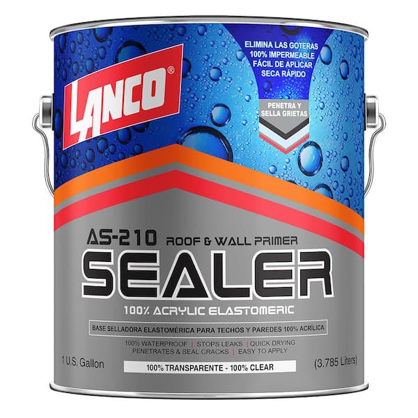 Lanco AS-210 1 Gal. 100% Acrylic Clear Roof Primer and Sealer