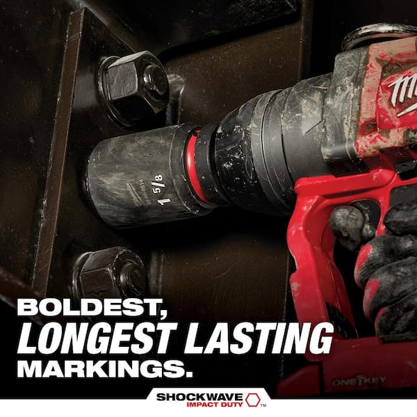 Milwaukee SHOCKWAVE 1 in. Drive 33 mm. Standard Impact Socket 49