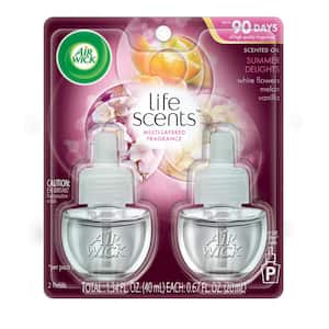 Life Scents 0.67 oz. Summer Delights Scented Oil Plug-In Air Freshener Refill (2-Count) (2-Pack)